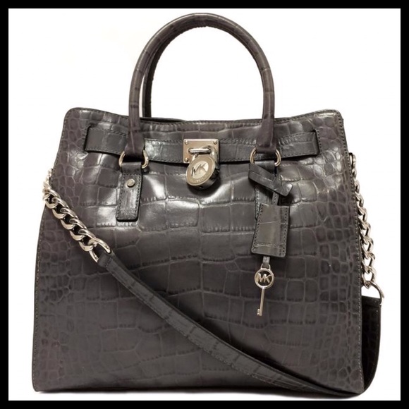 MICHAEL KORS LARGE NORTH SOUTH HAMILTON TOTE - Picture 2 of 8